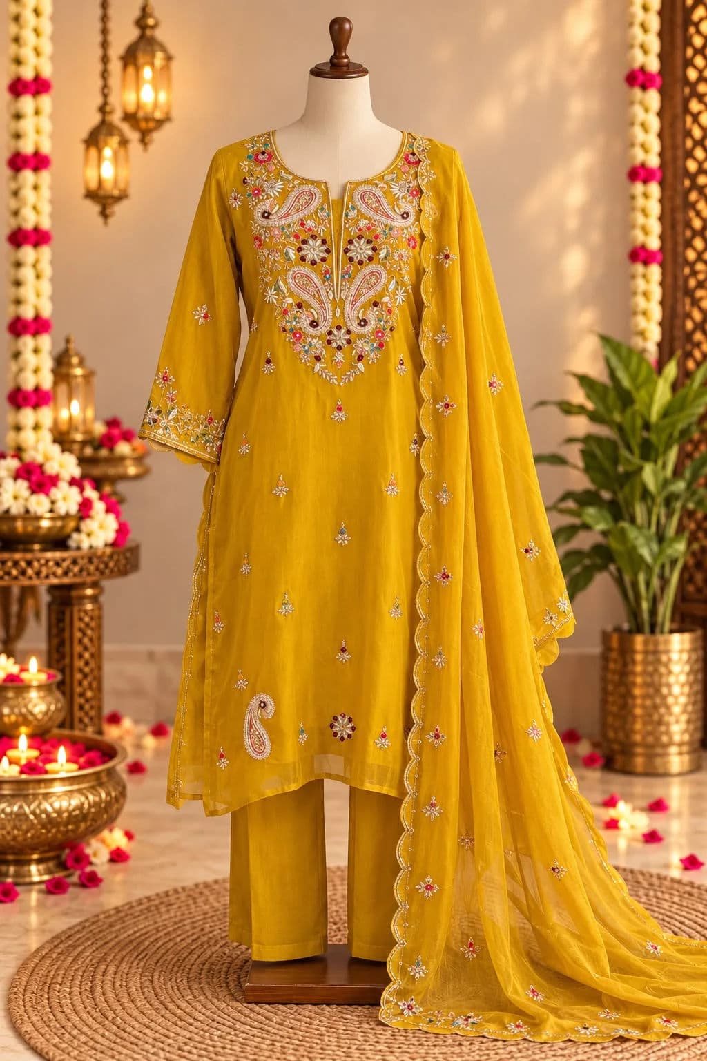 Haldi Yellow Suit — image 1